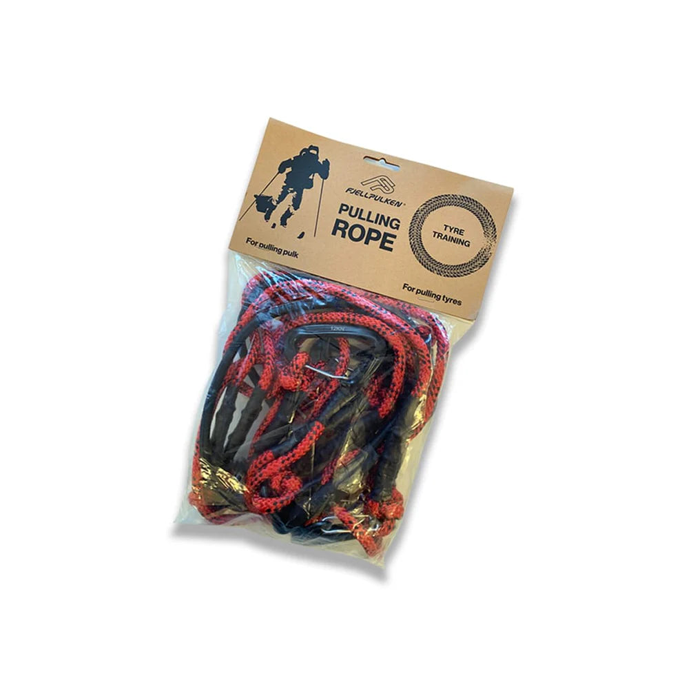 Ropes for tire pulling and roped pulk system